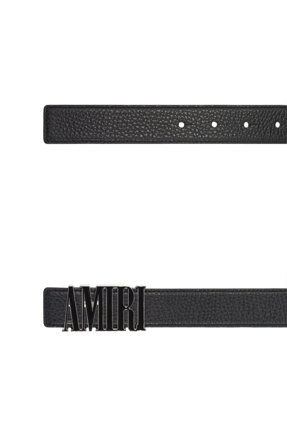 Leather belt Amiri Black size 100 cm in Leather - 32758401